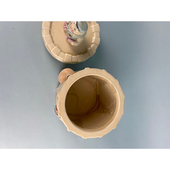 1970's Humpty Dumpty Castle Cookie Jar, Medieval Castle Shaped Cookie Jar,Retro - Picture 6 of 7